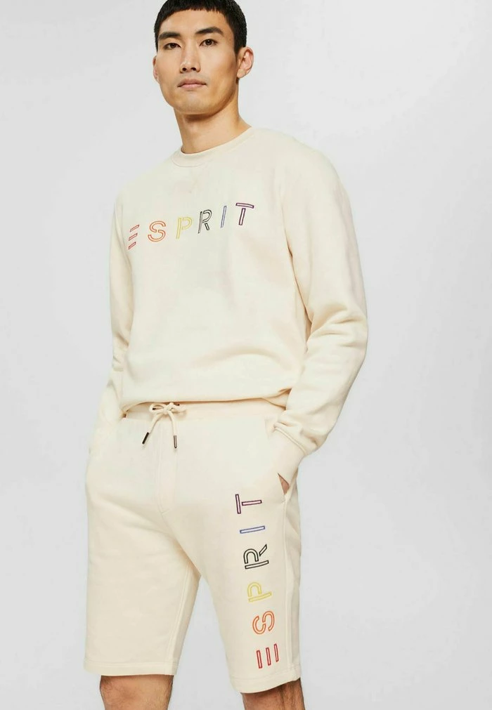Esprit AUS MIX - Tracksuit Bottoms - Cream Beige