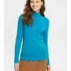 Esprit Long Sleeved Top - Teal Blue