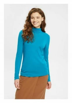 Esprit Long Sleeved Top - Teal Blue