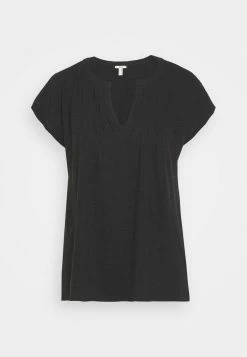 Esprit PINTUK - Print T-shirt - Black