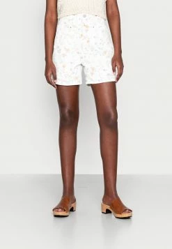 Esprit Denim Shorts - Cream Beige