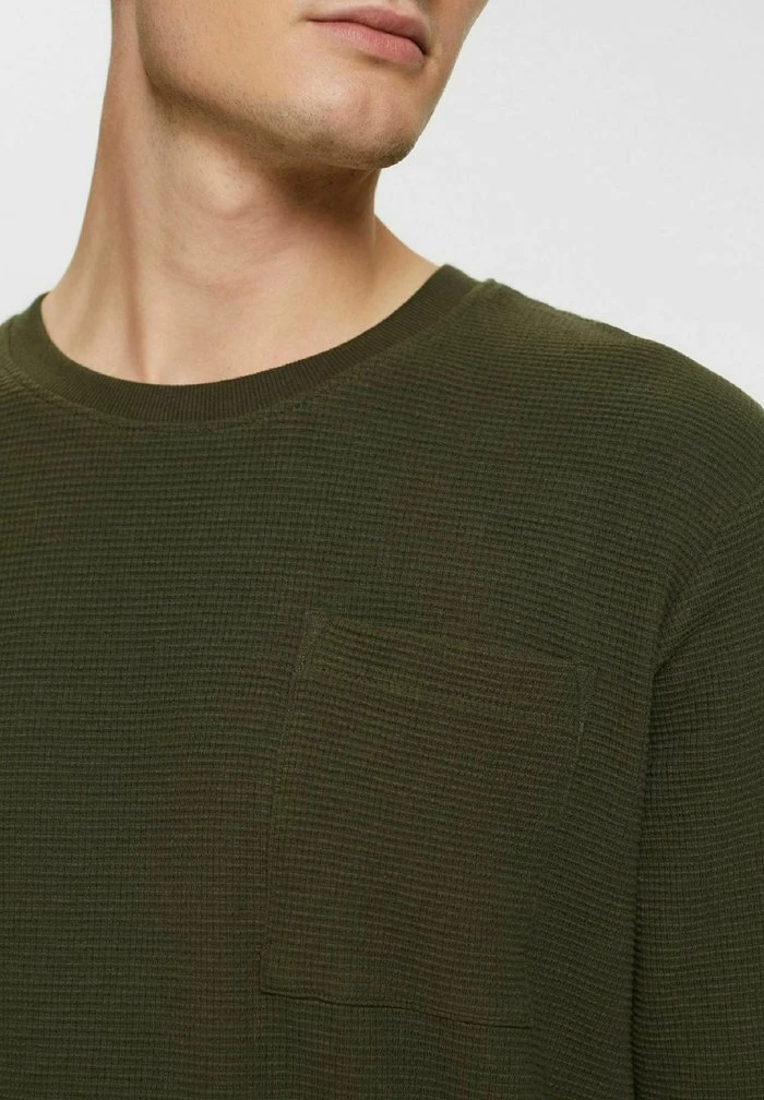 Esprit REGULAR FIT - Long Sleeved Top - Dark Khaki - Image 5