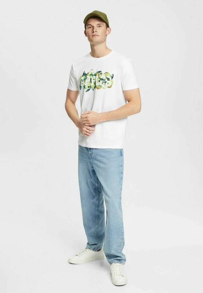 Esprit Print T-shirt - White Colorway - Image 2