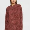 Esprit Button-down Blouse - Terracotta New