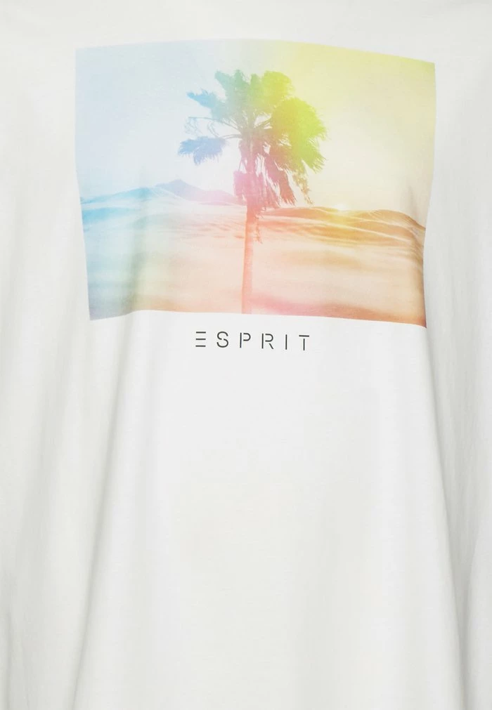 Esprit Print T-shirt - Off White - Image 3