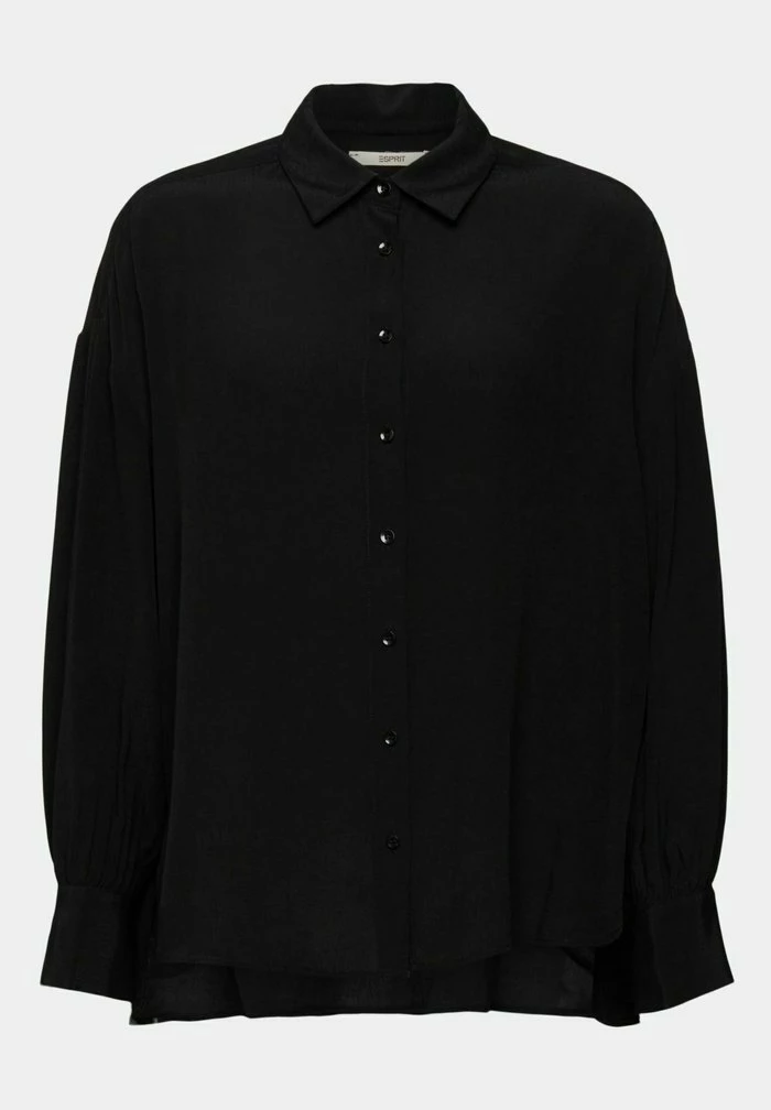 Esprit Button-down Blouse - Black - Image 8