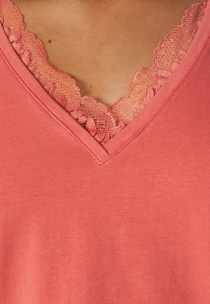 Esprit SEASONAL SOLID LONG LEG LONG SLEEVE - Pyjamas - Terracotta - Image 7