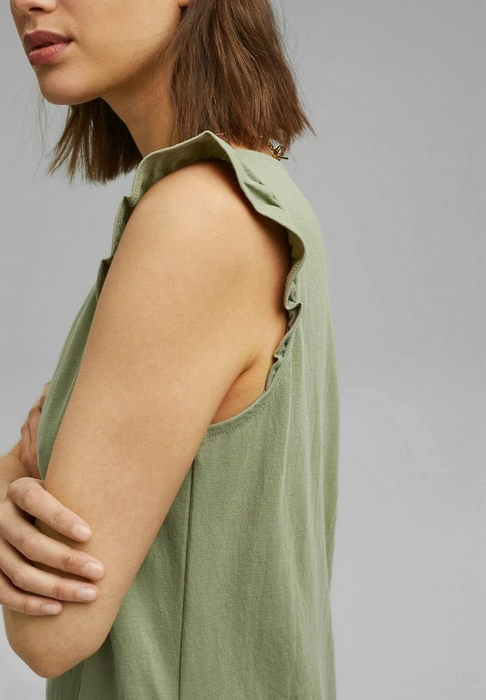 Esprit Day Dress - Light Khaki - Image 3