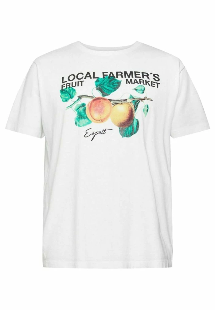 Esprit MIT PRINT - Print T-shirt - White - Image 5