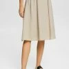 Esprit Pleated Skirt - Light Taupe