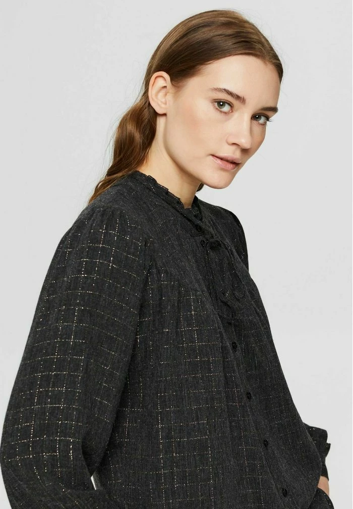 Esprit Button-down Blouse - Black - Image 8