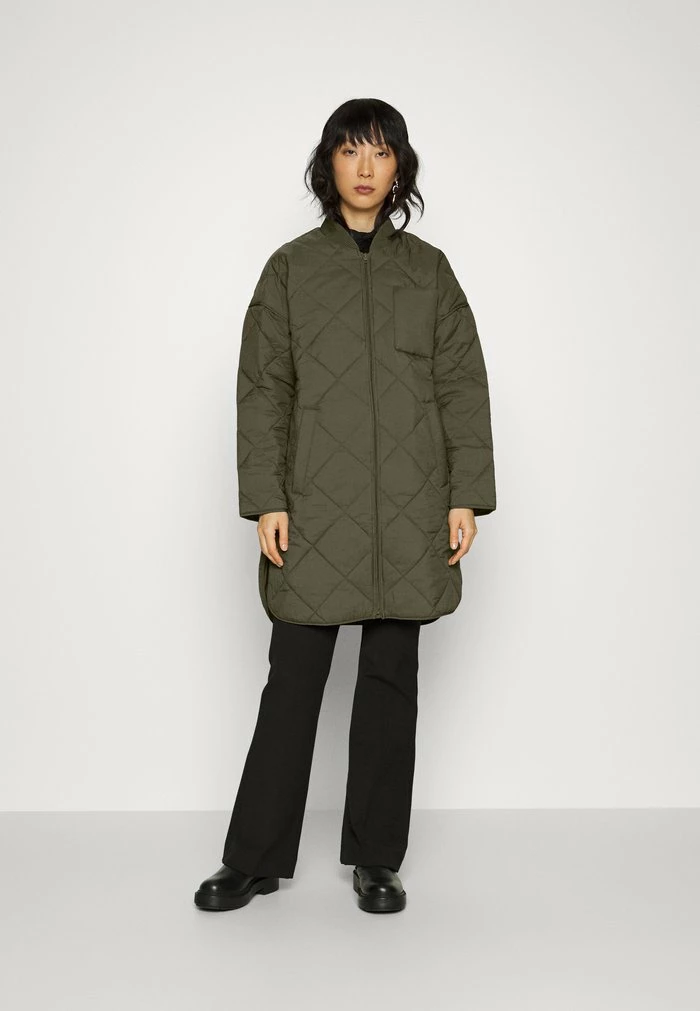Esprit Classic Coat - Dark Khaki