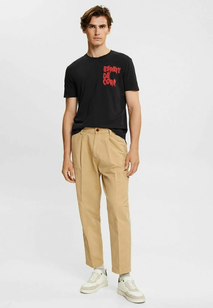 Esprit LOOSE FIT - Chinos - Cream Beige - Image 4