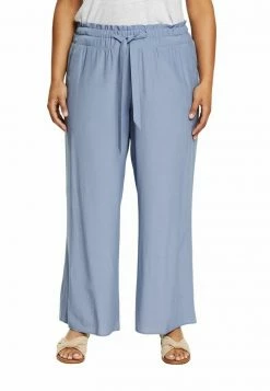 Esprit CURVY - Trousers - Light Blue Lavender