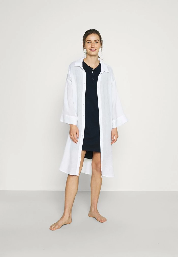 Esprit EVERYDAY NIGHTSHIRT SHORT SLEEVE SOLID - Nightie - Navy - Image 2