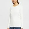 Esprit LONGSLEEVE - Long Sleeved Top - Off White