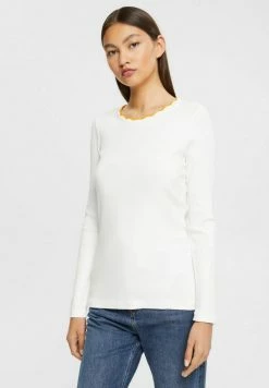 Esprit LONGSLEEVE - Long Sleeved Top - Off White
