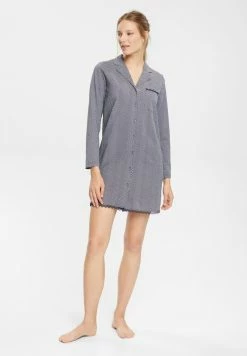 Esprit NIGHTSHIRT LONG SLEEVE - Nightie - Dark Blue