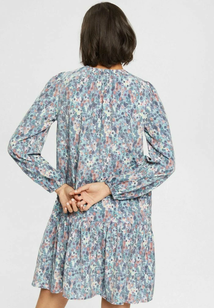 Esprit Day Dress - Teal Blue - Image 3