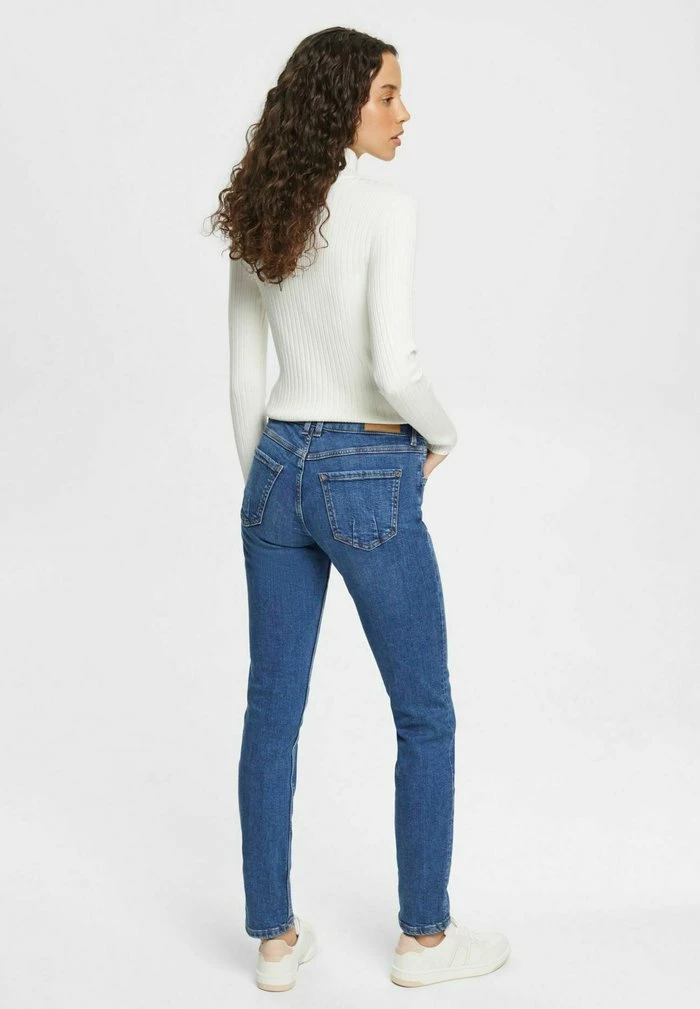 Esprit Slim Fit Jeans - Blue Medium Wash - Image 2