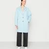 Esprit Classic Coat - Grey Blue
