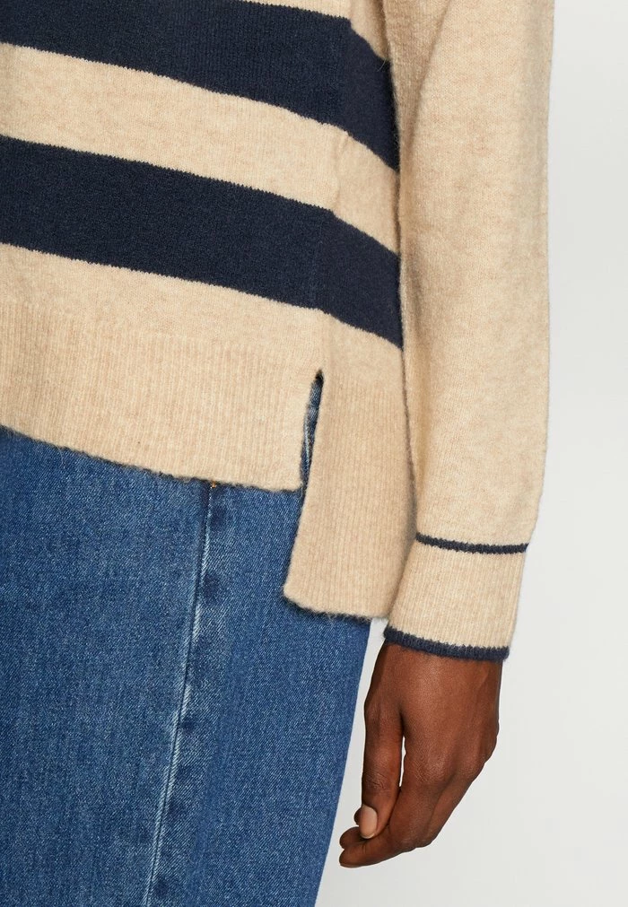 Esprit DEEP POLO - Jumper - Cream Beige - Image 6