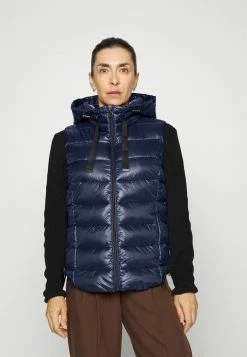 Esprit TAPE VEST - Waistcoat - Navy