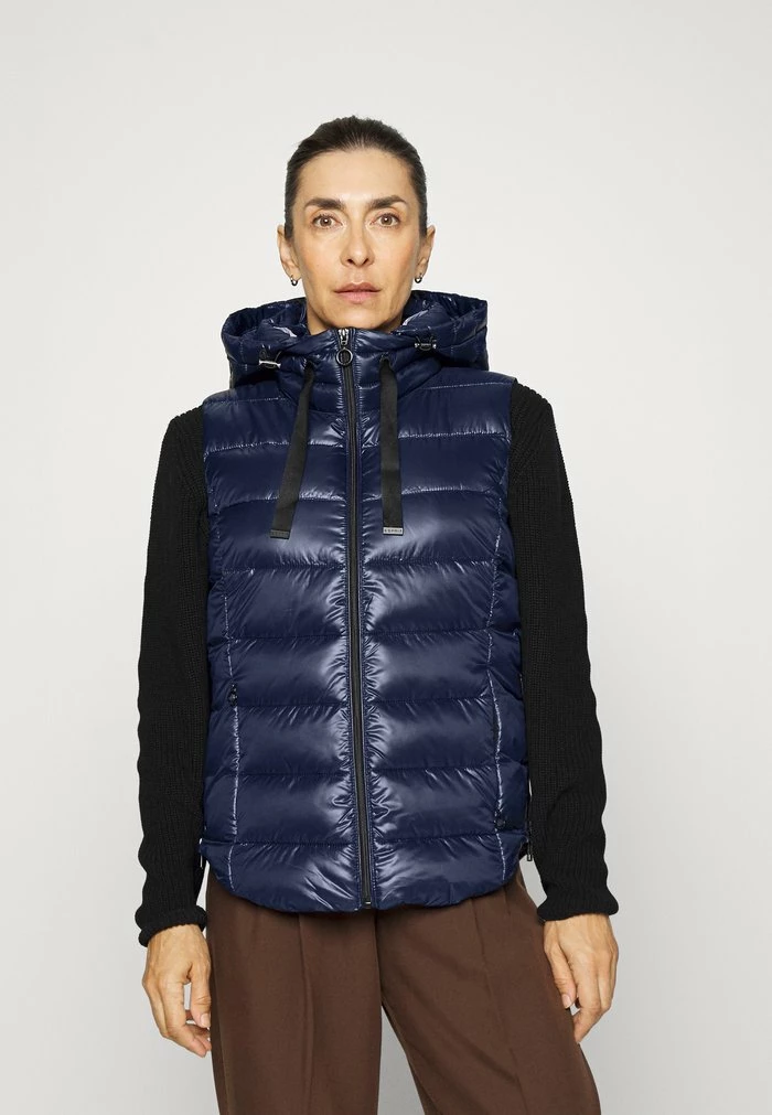 Esprit TAPE VEST - Waistcoat - Navy