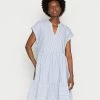 Esprit STRIPE DRESS - Day Dress - Off White