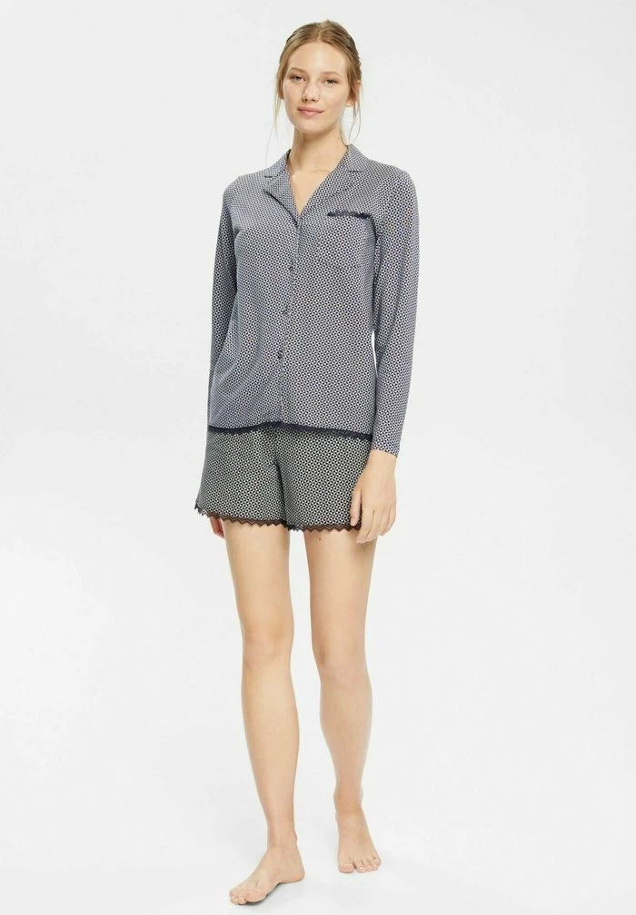 Esprit PRINTED SINGLE AOP - Pyjama Bottoms - Black - Image 2