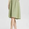 Esprit Pleated Skirt - Light Khaki