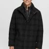 Esprit MIT ABNEHMBARER FUTTER - Short Coat - Anthracite
