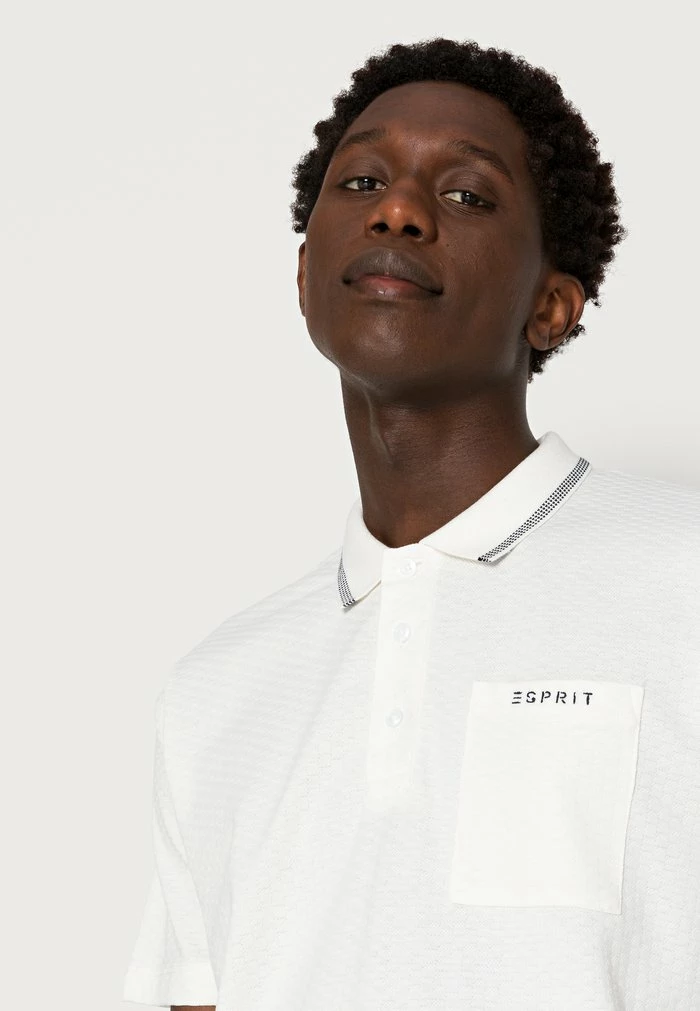 Esprit Polo Shirt - Off White - Image 5