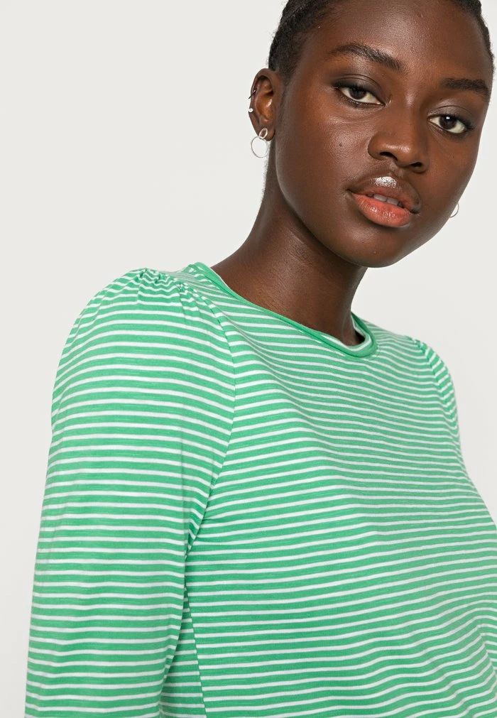 Esprit T LSLV SLUB STR - Long Sleeved Top - Green - Image 5