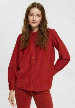 Esprit Button-down Blouse - Terracotta