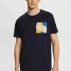 Esprit REGULAR FIT - Print T-shirt - Navy
