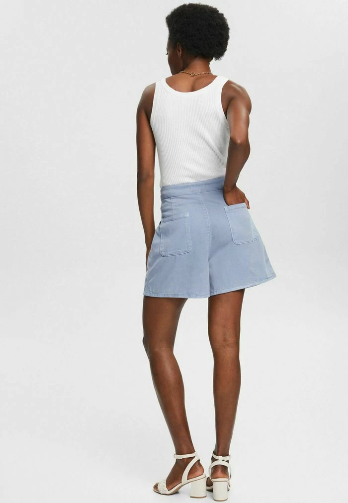 Esprit Denim Shorts - Light Blue Lavender - Image 3