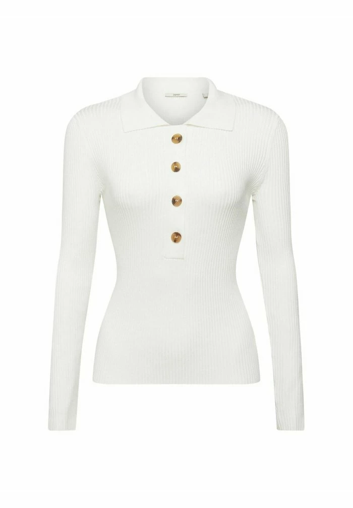 Esprit Polo Shirt - Off White - Image 6