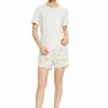 Esprit SEASONAL PRINT SHORT SET - Pyjamas - Off White
