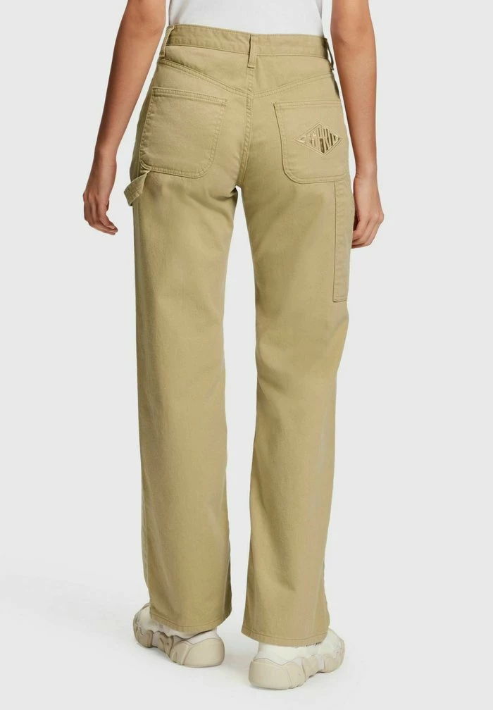 Esprit Straight Leg Jeans - Beige - Image 2