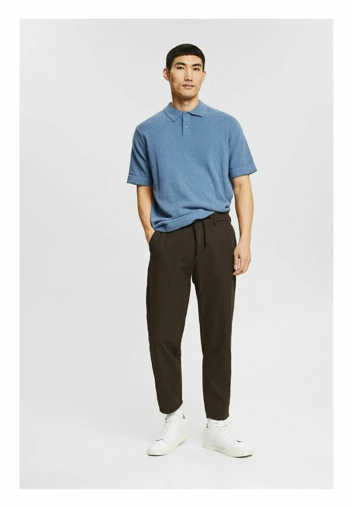 Esprit MIT KORDELZUGBUND - Trousers - Dark Brown - Image 2