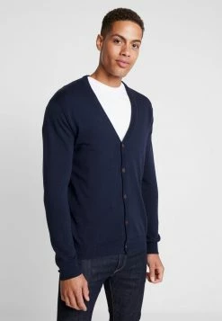 Esprit BUTTON CARD - Cardigan - Navy