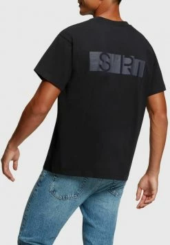 Esprit YAGI ARCHIVE MIT LOGO - Print T-shirt - Black