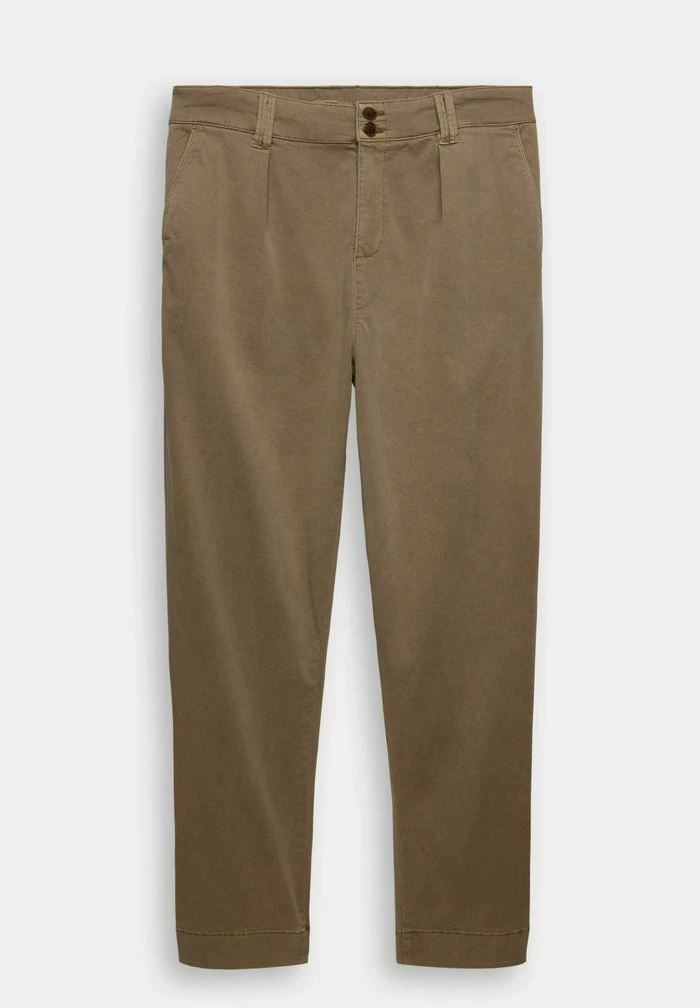 Esprit CURVY HIGH-RISE TENCEL - Chinos - Pale Khaki - Image 3