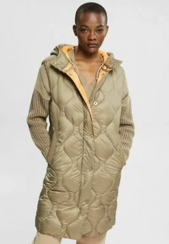Esprit OUTDOOR WOVEN - Waistcoat - Pale Khaki