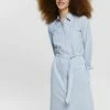 Esprit Shirt Dress - Light Blue