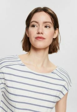 Esprit SUS BASIC P TEE - Print T-shirt - Light Blue Lavender