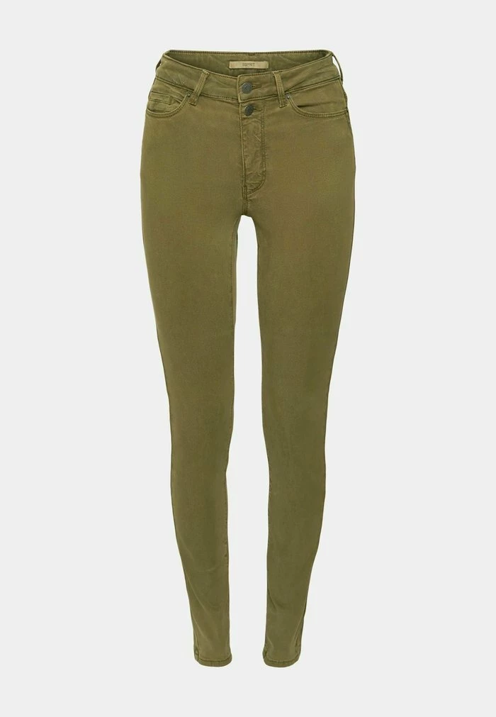 Esprit WOVEN - Jeans Skinny Fit - Dark Khaki - Image 9