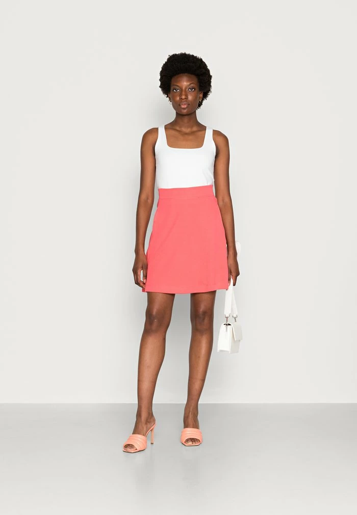 Esprit VACA SKIRT - Mini Skirt - Coral Red - Image 2