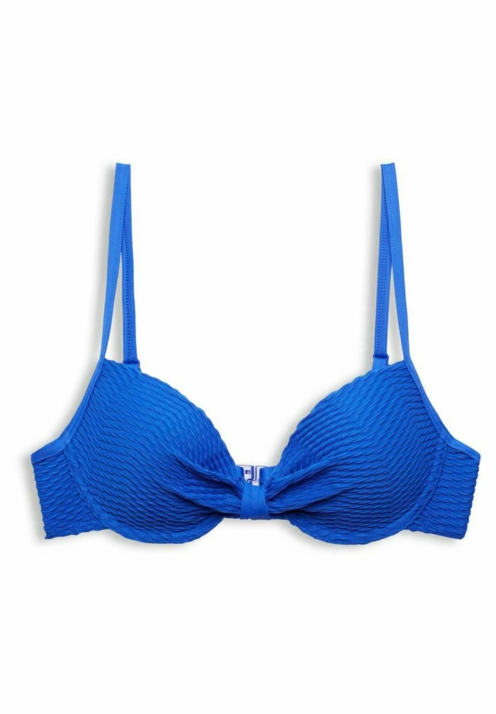 Esprit MIT STRUKTURSTREIFEN - Underwired Bra - Bright Blue - Image 5